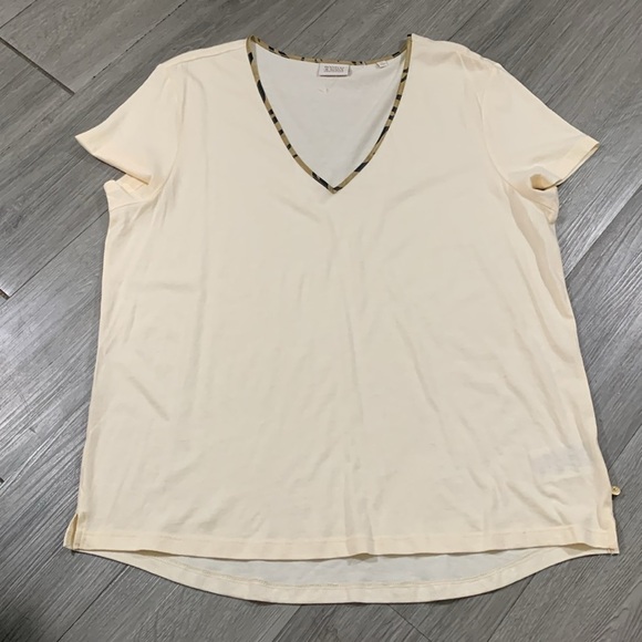 Scotch & Soda Animal Print Trim V-Neck Short Sleeve Tee size XL - Picture 9 of 13